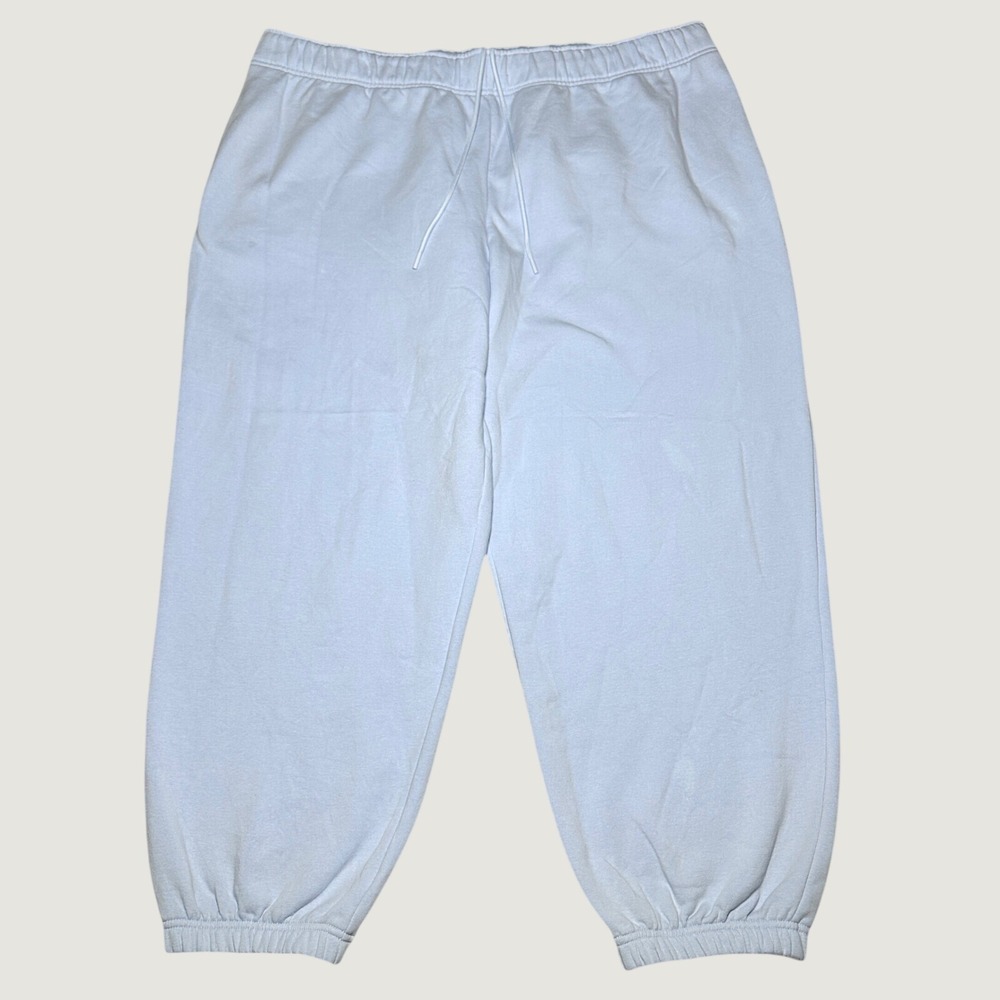 Athleta Forever Fleece Jogger Women 2X High Rise Sweatpants Cozy Soft Light Blue